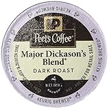 Peet's Coffee Major Dickasons Single Cup Capsule, 96-Count (6 boxes of 16 count each)