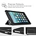 Fintie Slim Case for Amazon Fire 7 Tablet (Previous Generation - 7th, 2017 Release), Ultra Lightweight Slim Shell Standing Cover with Auto Wake/Sleep, Black