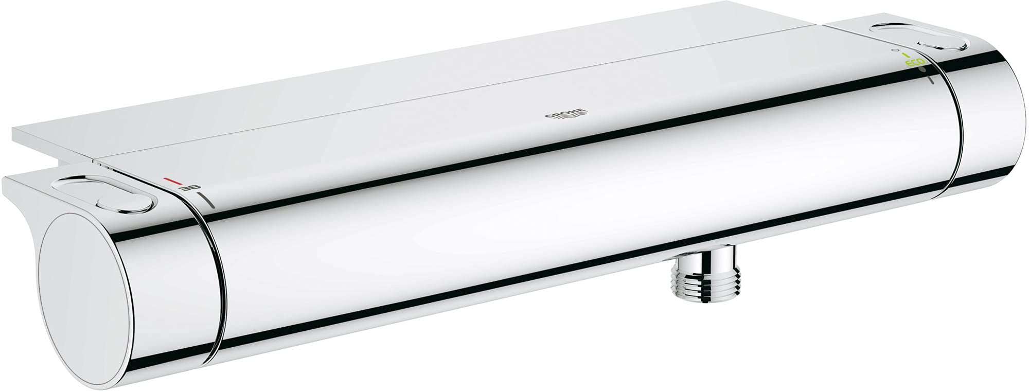 GROHE 34469001 Grohtherm 2000 Thermostatic Shower Mixer, Easyreach Tray