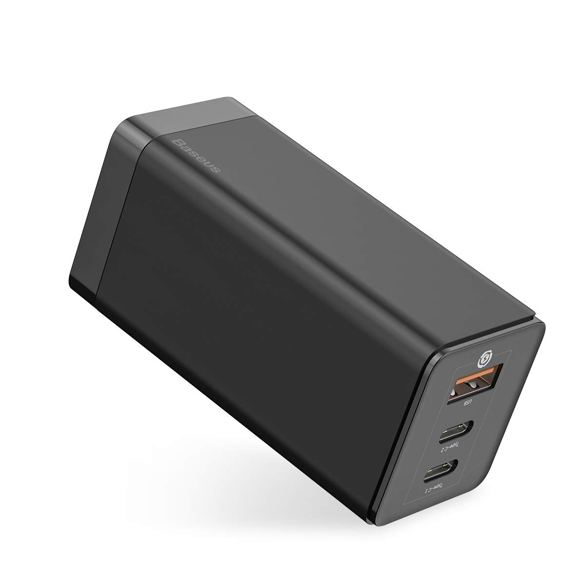USB C Charger, Baseus 65W PD [GaN Tech] 3 Port Power Foldable Wall Adapter eBay