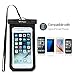 WiHoo Universal Waterproof Phone Pouch for iPhone X/iPhone 7/7 Plus / 6/ 6s/ 6 Plus/ 6s Plus and Other Smart Phone Waterproof Case Up to 6.0