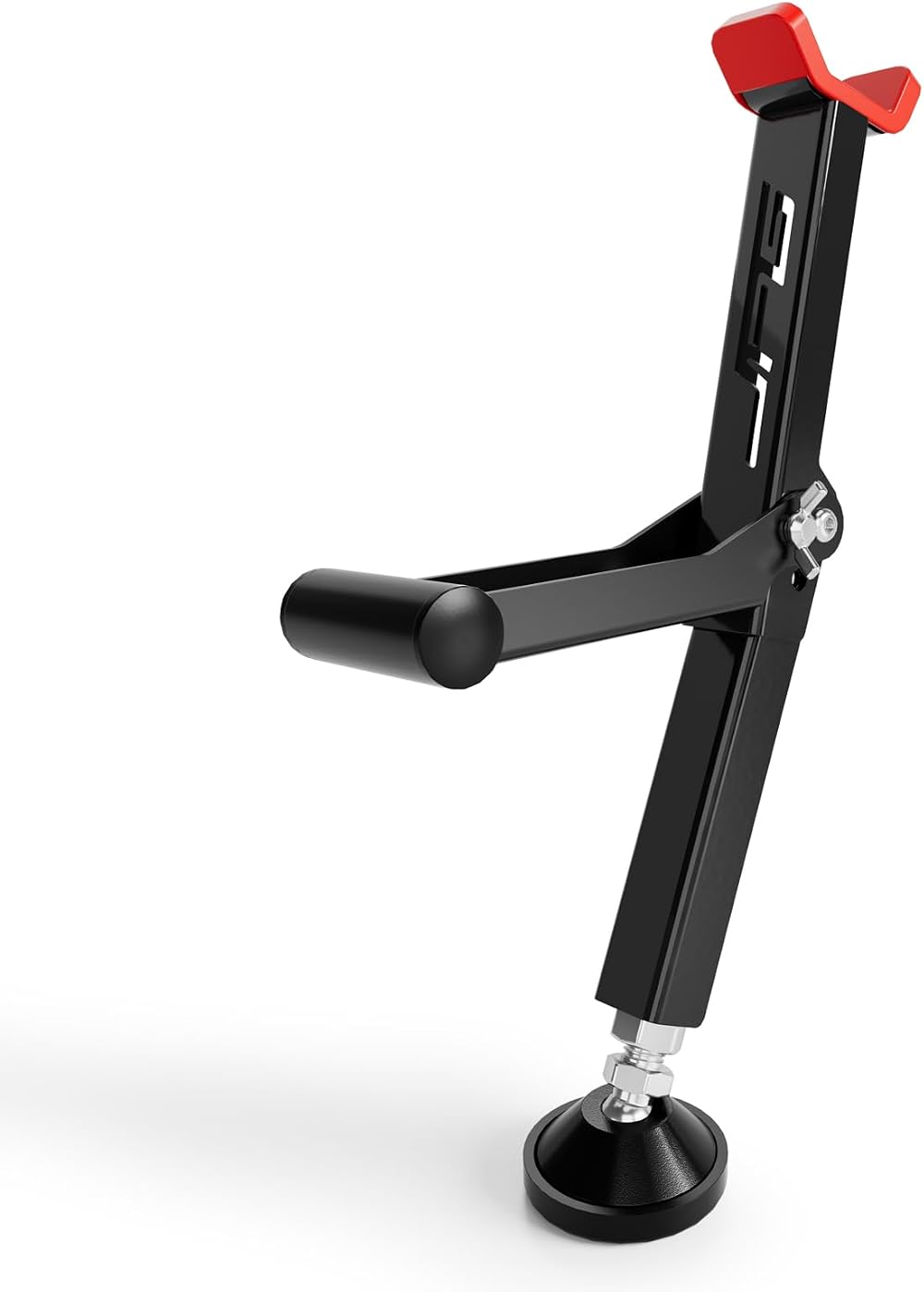 JFG RACING Motorcycle Rear Wheel Stand Foldable Paddock, Universal Red