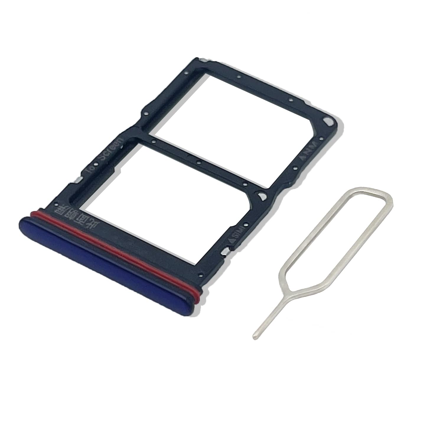 Eonpam Original DUAL SIM Card Slot Tray Holder Replacement for (Huawei P40 Lite 5G) Incl SIM Pin (Purple)