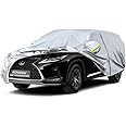 KouKou 6 Layers Car Cover Custom Fit Lexus RX300/330/350/350L from 2003 to 2025, Waterproof All Weather for Automobiles, Sun Rain Dust Snow Protection. (Ship from US Warehouse, Arrive Within 3-7 Days)