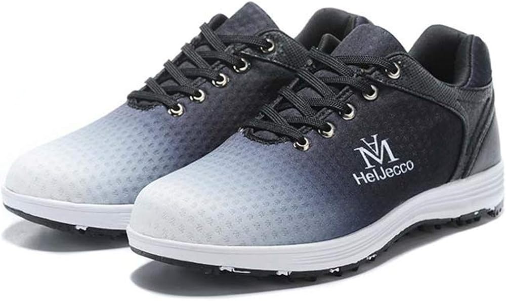 Men's Golf Shoes, Lightweight Golf Trainers Spikeless Camouflage Cloth