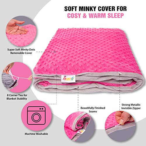 image for Hazli Calming Weighted Blanket for Kids - Children Heavy Blanket for S