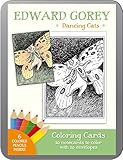 Edward Gorey: Dancing Cats Coloring Cards
