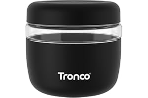 Tronco 24 oz Glass Lunch Bowl Container with Lid, Airtight, Leak & Spill Glass Meal Prep Containers,Soup & Stew Food Storage,