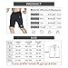 BROKIG Men's Gym Shorts, Athletic Workout Running Mesh Shorts with Pockets (L, Black)
