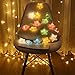 SkyeyArc 20Ft 40 LED Battery Operated Fairy Lights for Kids Room Decor, Colorful Star String Lights for Girls Room Decorations, Starry Lights for Bed Canopy, Kids Playhouse Accessories