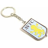 Aston Villa F.C. Aston Villa FC Crest Keyring - Claret - One Size, Red, Adult