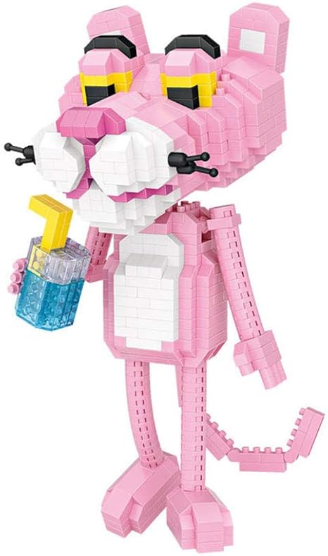 Amazon Co Jp ミニ動物ビルディングブロックセット マイクロダイヤモンド ブロック漫画スタイルミニビルディングブロックアセンブリおもちゃ子供用ギフト ピンクパンサー 並行輸入品 ホーム キッチン