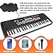 WOSTOO Kids Piano Keyboard, 49 Keys Portable Keyboard Electronic Digital Piano Educational Learning Toy Music Gifts Keyboard Piano for Beginners Kids Girls Boys with Microphone