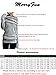 Merryfun Women's Warm Off-Shoulder Pullover Sweater Bottoming Shirt, Grey XL