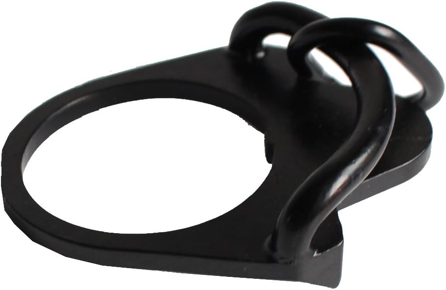 End plate double ring hook strap attachment mount