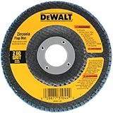 DEWALT DW8302 4-Inch by 5/8-Inch 60 Grit Zirconia Angle Grinder Flap Disc