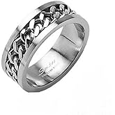 Men/Ladies 316L Surgical Stainless Steel Rings/Chain Center