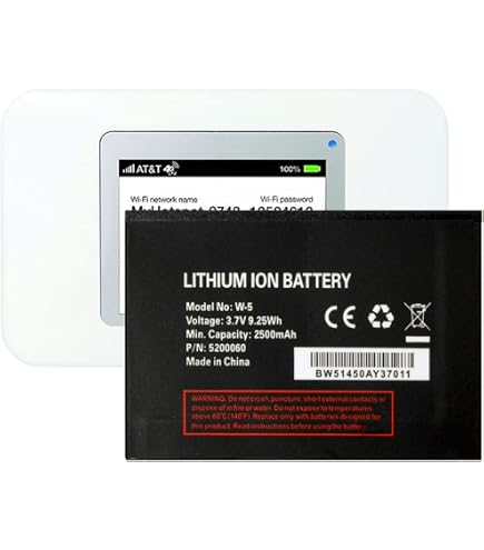 Replacement Battery For Netgear AirCard 770S 771S – 2500mAh 3.7V, Fits AT&T Unite & W-5