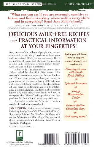 Dairy-Free Cookbook, Fully Revised 2nd Edition : Over 250 Recipes for People with Lactose Intoleranc - //coolthings.us