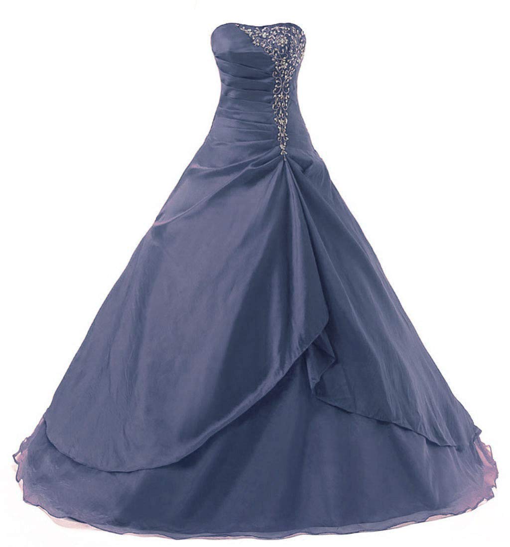 Vantexi-Womens-Embroidery-Taffeta-Formal-Prom-Dress-Quinceanera-Gowns-Dark-Navy-Size-8