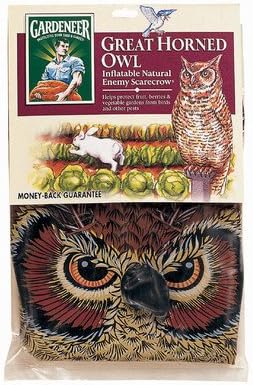 Natural Enemy Scarecrow Inflatable Owl NE-OR [Set of 12]
