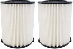 MZY LLC 2 Pack VF4000 Filter Replacement for Ridgid for Shop Vac Wet Dry Vacuums 5-20 Gallon 72947 & for Husky 6-9 Gallon Vacuum Cleaners RV2400A RV2600B WD5500 WD0671