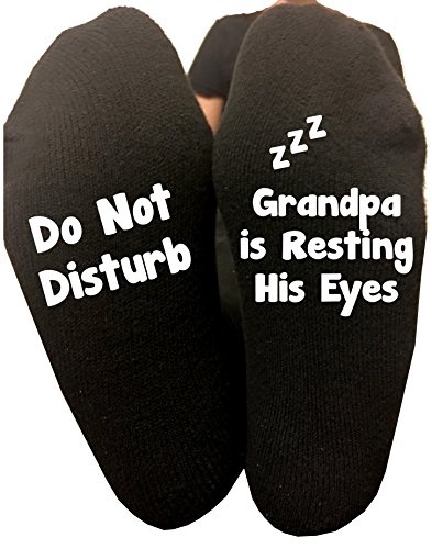 Do Not Disturb Grandpa Is Resting His Eyes Socks