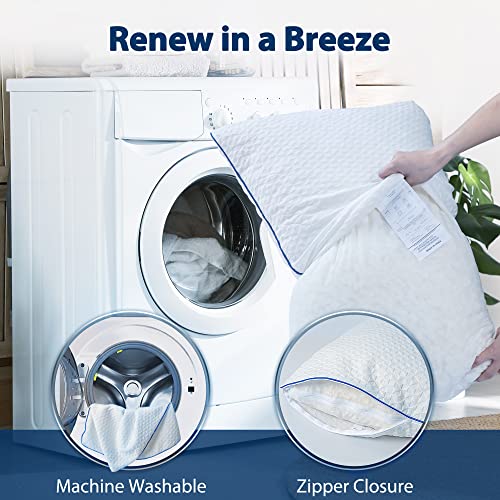 viewstar Shredded Memory Foam Pillows, Pillows Queen Size Set of 2