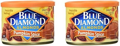 Blue Diamond Pumpkin Spice Almonds 6 Oz (Pack of 2)