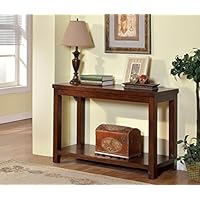 Furniture of America Torrence Transitional Sofa Table, Dark Cherry