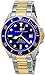Henry Jay Mens Self Winding Mechanical Automatic 23K Gold Plated Two Tone Stainless Steel