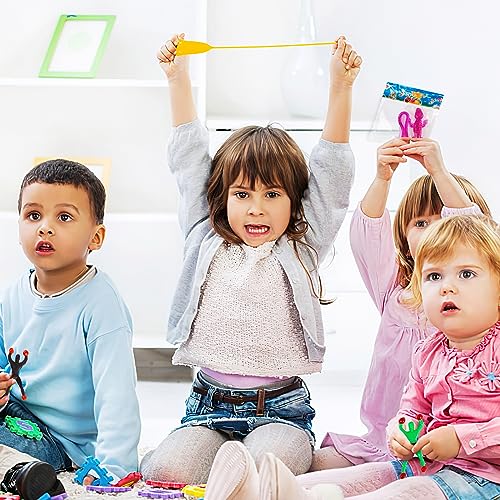 AMOR PRESENT 48PCS Stretchy Sticky Toy, Kids Sticky Toy Halloween Sticky Hands Toys for Kids, Party Favors for Kids Stocking Stuffers