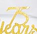 Qttier 75 Years Loved Cake Topper Happy 75th Birthday Anniversary Party Decoration Premium Quality Acrylic Gold