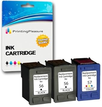 Printing Pleasure 3 Druckerpatronen für HP Photosmart 7260 7350 7450 7660 C4180 C4280 C5280 Deskjet 5550 450CBi Officejet 561