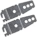 2-Pack Undercounter Dishwasher Bracket Replacement - Whirlpool -Compatible - Compare to 8269145 / WP8269145 - Replacement Dishwasher Upper Mounting Bracket primary