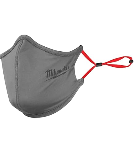 Amazon.com: Milwaukee Electric - 3PK RED 2-Layer FACE MASK