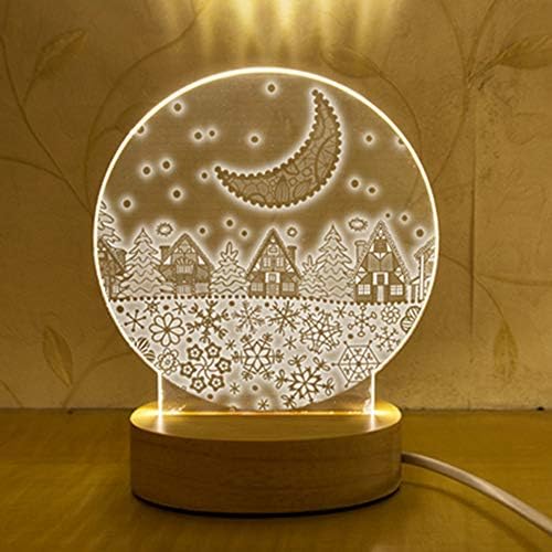 Personalized Custom LED Night Lights Led Desk Lamp with 3 Kinds of White Light USB or Plug Charge Available Home Decorative Light