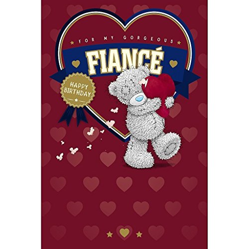 Me To You Tatty Teddy Carte Blanche Card Birthday- For my Gorgeous FIANCE  W505