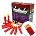 EKIND 100 Pcs Waffles Darts Refill Pack Foam Bullet Compatible for NERF N-Strike Series Blaster (Red)