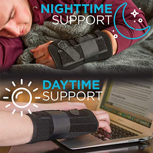 BraceAbility Gaming Wrist Brace Video Game Support Guard for Console, Laptop, or PC Computer