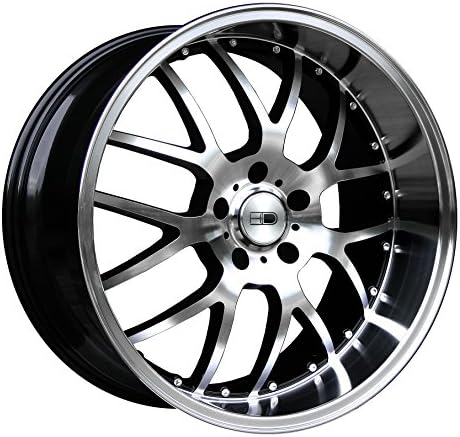 HD Wheels MSR Gloss Black Wheel with Diamond Machined Face (20x10"/5x114.3mm, +25mm offset)