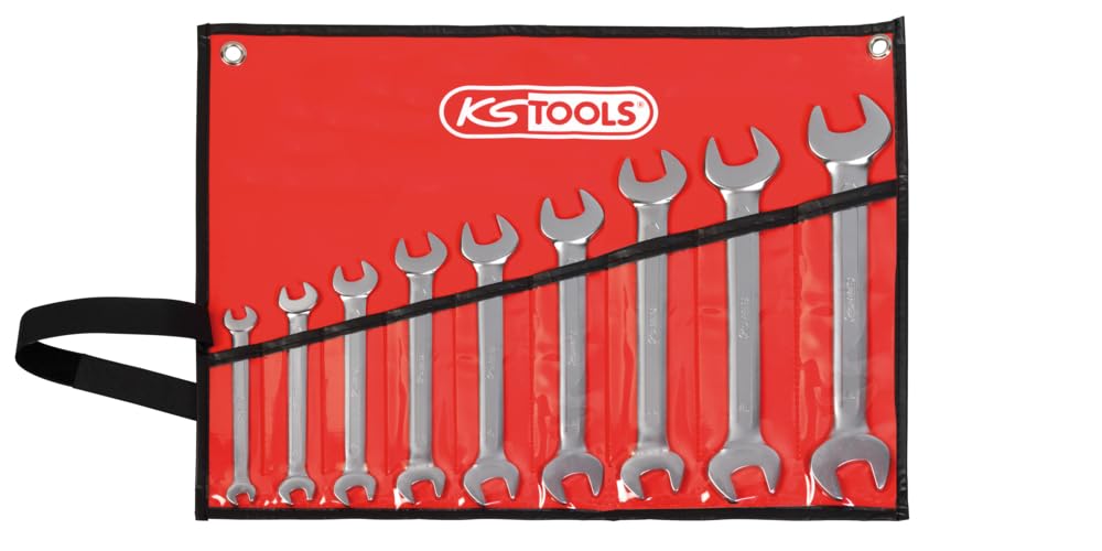KS Tools 517.1121 Set of 9 Metric Ring Spanner Set