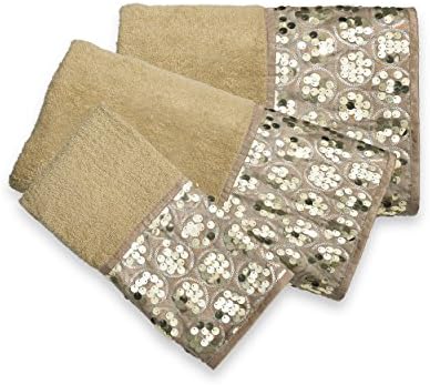 Popular Bath Bath Towels, Sinatra Collection, Champagnegold
