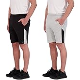 Unipro Mens Basketball Shorts with Pockets 2 Pack Quick Dry Athletic Mesh Short for Men Gym Workout and Training Clothing