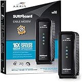ARRIS SURFboard SB6183 DOCSIS 3.0 Cable Modem - Retail Packaging, Charcoal Black (SB6183 Black)