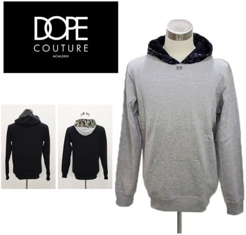 Amazon Dope Couture ドープクチュール Mattep Pullover Hoodie プルオーバー M Black フード裏ドット トレーナー パーカー 通販