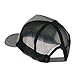 Summer Foam Mesh Trucker Cap - Grey Black