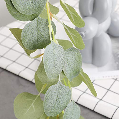 Xinlie Artificial Eucalipto Guirnalda Planta Eucalyptus Guirnaldas