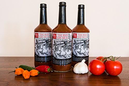 Texas Beach Bloody Mary Mix - Award Winning - 3 Bottles