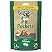 GREENIES PILL POCKETS Soft Dog Treats, Grain Free Duck & Pea, Tablet, 2.6 oz.